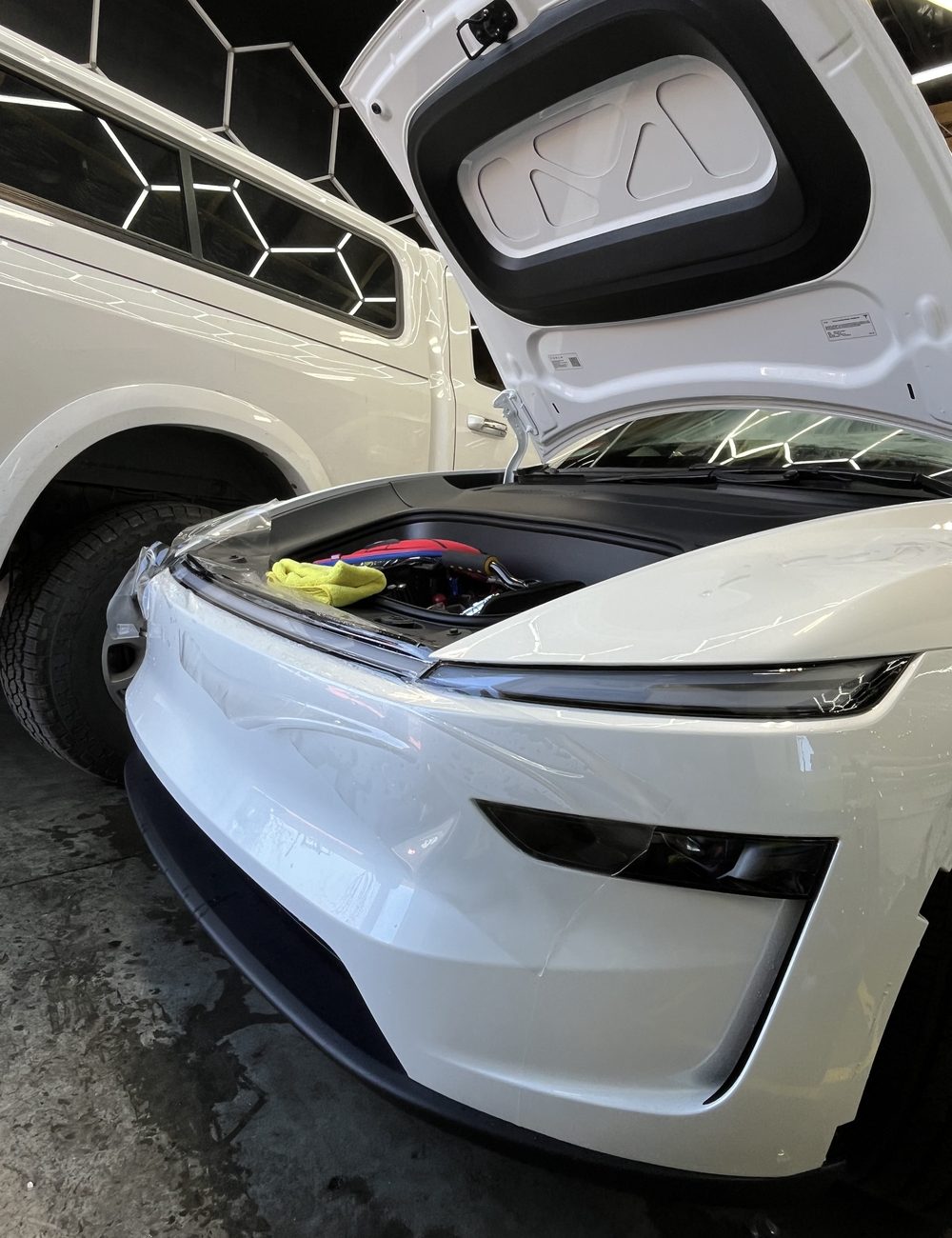 Tesla paint protection film detail